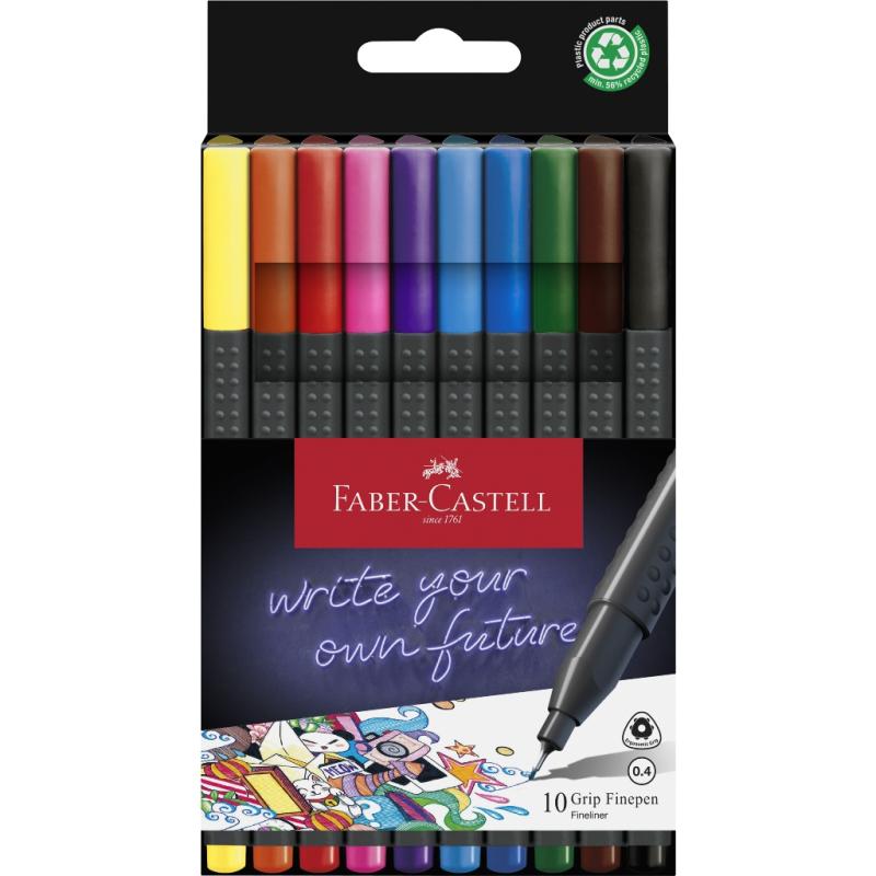 Faber-Castell Finepen Grip 0.4 10er Etui